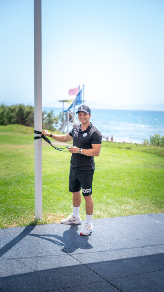 DOTRISPORTS Power Band – Medium - Schwarz - Textil