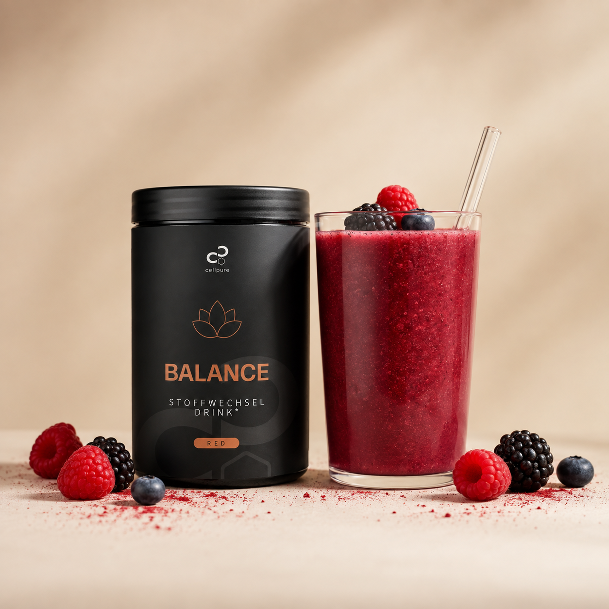 Cellpure Stoffwechseldrink und Leberkur Balance Red 300g