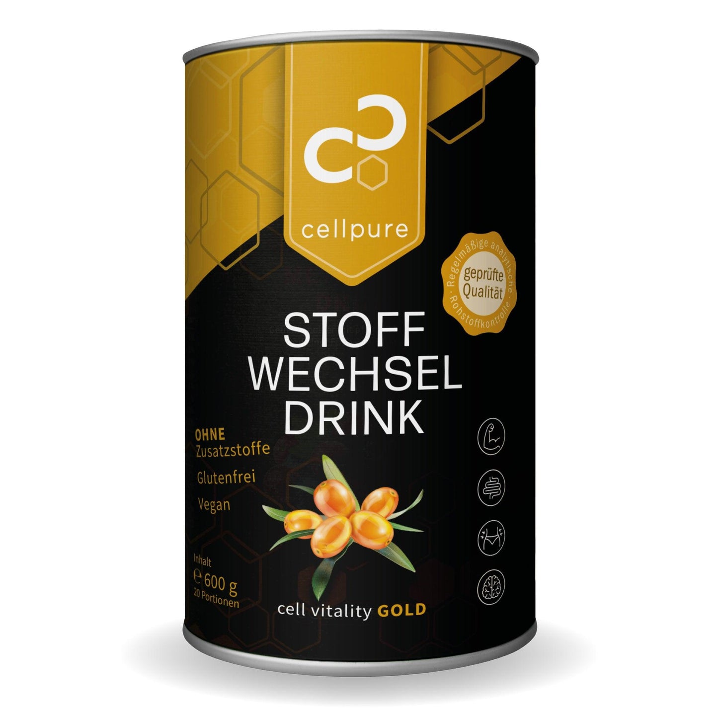 Cellpure Stoffwechseldrink und Leberkur Cell Vitality Gold 600g