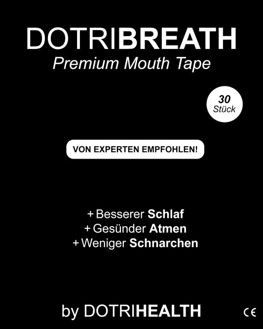 DOTRIBREATHE Premium Mouth Tapes | 30 Stück